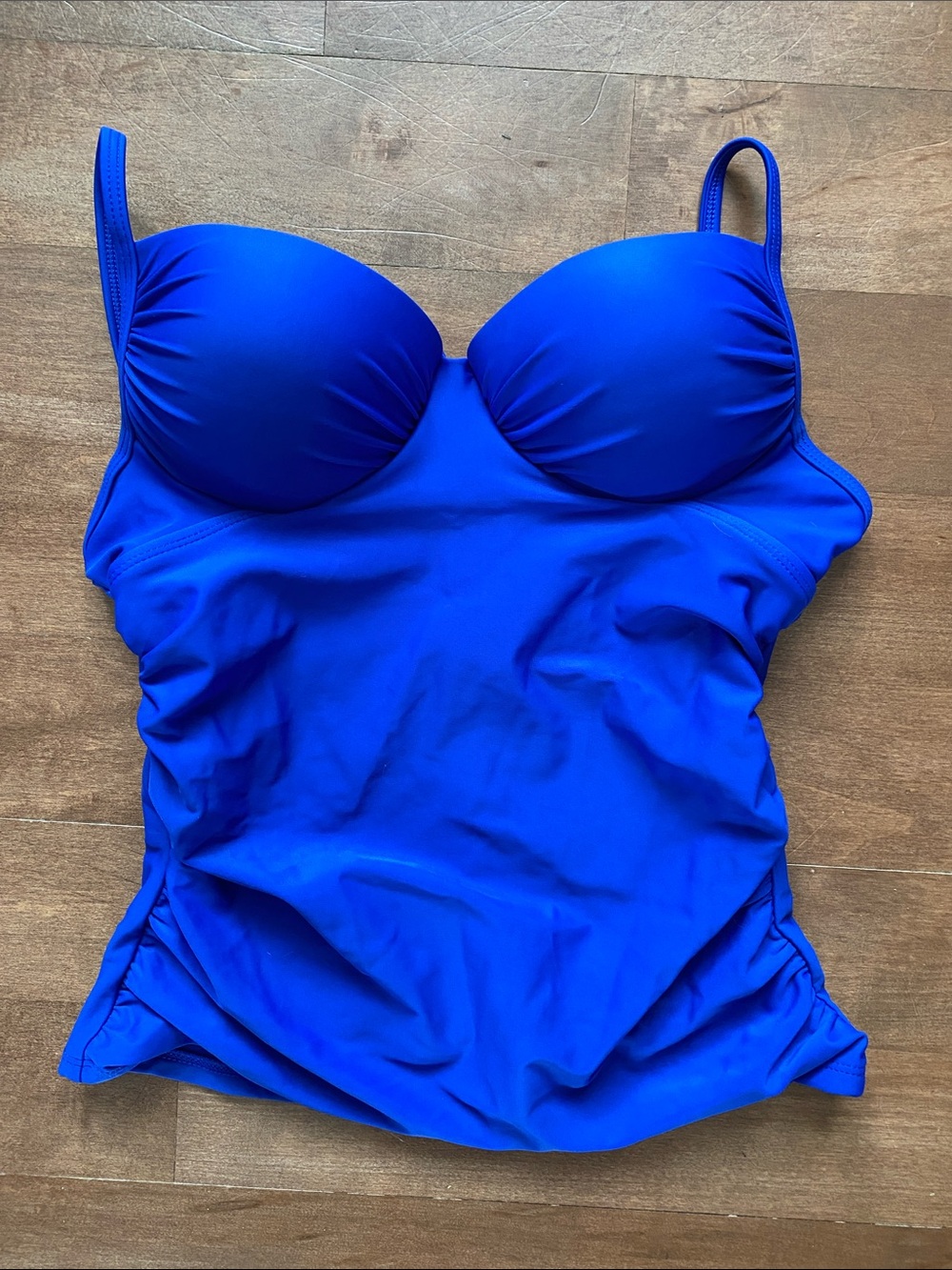 Women’s Royal Blue Molded Cup Tankini Top